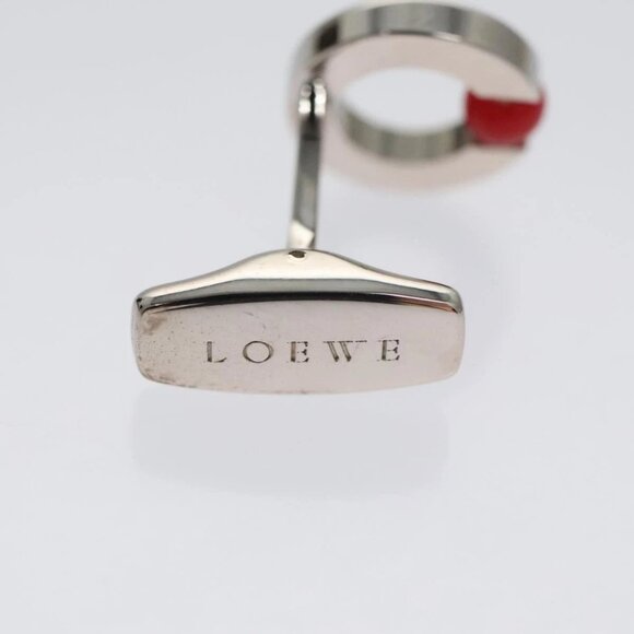 LOEWE Cuffs metal Silver tone Auth 98157 - Picture 5 of 14